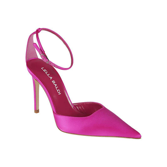 Lella Baldi With Heel Fuchsia High Heel Lella Baldi Maroon