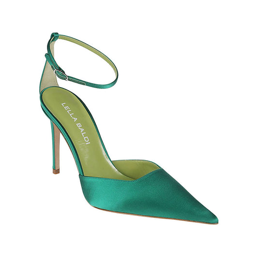 Lella Baldi With Heel Green High Heel Lella Baldi Dim Gray