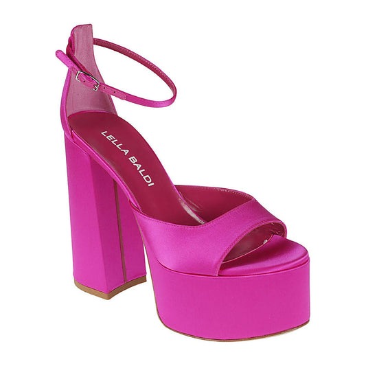 Lella Baldi Sandals Fuchsia Sandals Lella Baldi Violet Red