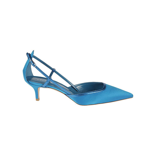 Lella Baldi With Heel Blue High Heel Lella Baldi Steel Blue
