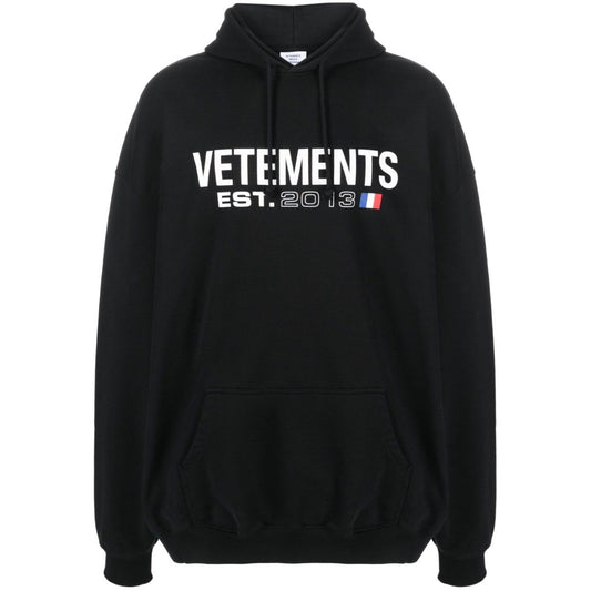 Vetements Sweaters Black Topwear