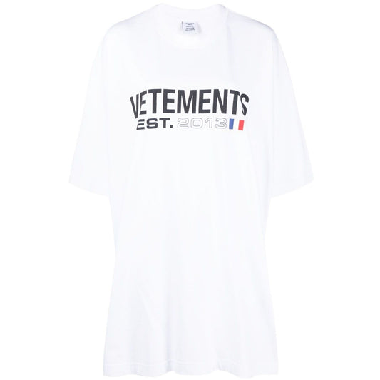 Vetements T-shirts and Polos White Topwear
