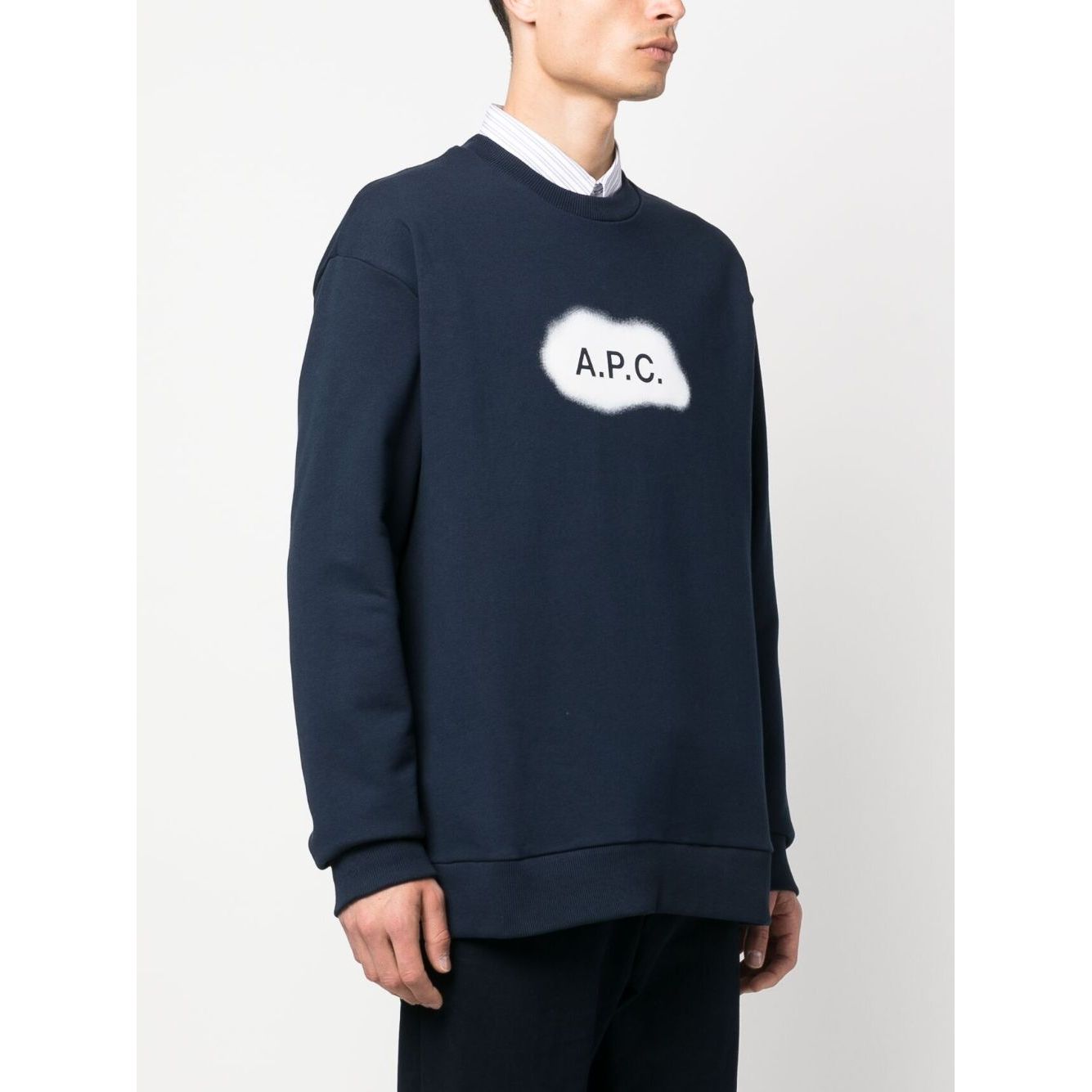 A.P.C. Sweaters Blue Topwear