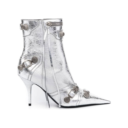 Balenciaga Cagole leather ankle boots Boots Balenciaga Light Gray