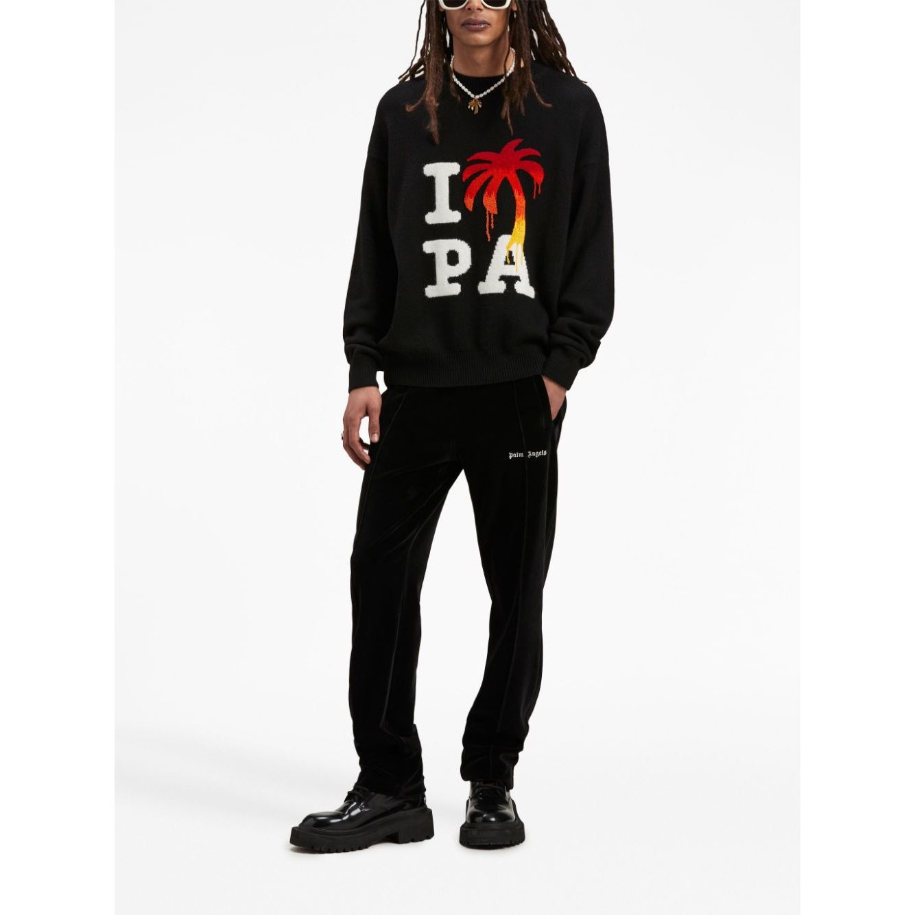 Palm Angels Sweaters Black