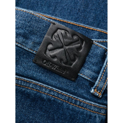 Off White High-waisted straight jeans