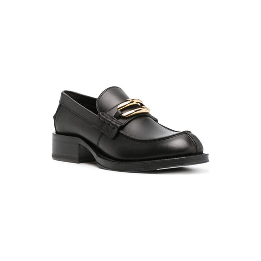 Lanvin Flat shoes Black Moccasins Lanvin Dark Slate Gray