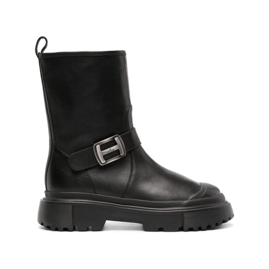 HOGAN PRE Boots Black Boots Hogan Pre Dark Slate Gray