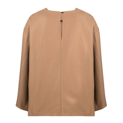 Erika Cavallini Semi-Couture Top Camel