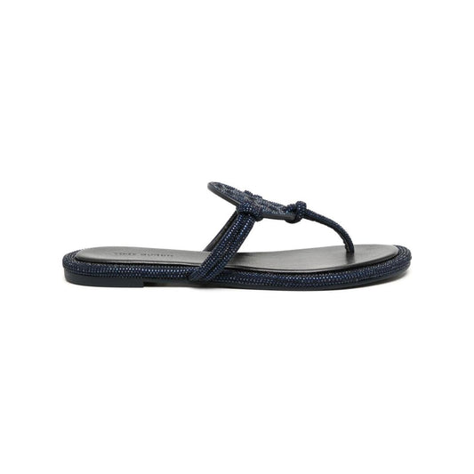 Tory Burch Miller leather thong sandals Sandals Tory Burch Dark Slate Gray