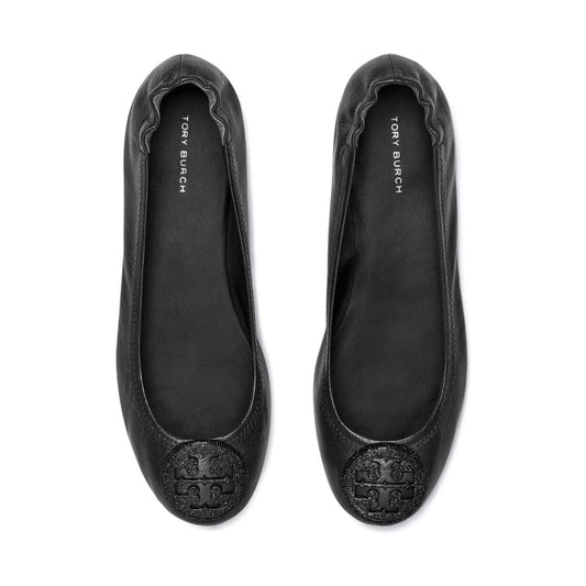 Tory Burch Minnie Pavé Travel Ballet Flat Shoes Tory Burch Dark Slate Gray
