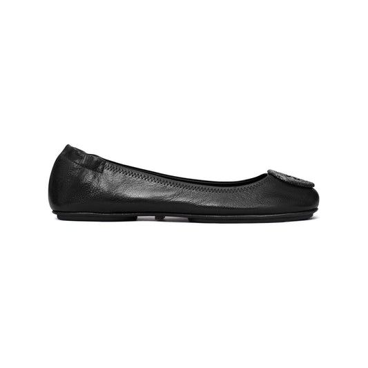 Tory Burch Minnie Pavé Travel Ballet Flat Shoes Tory Burch Dark Slate Gray