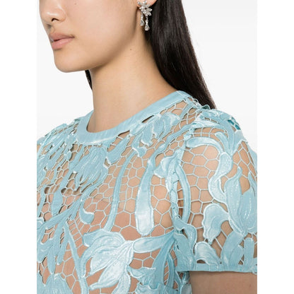 Self-portrait Dresses Clear Blue Dresses