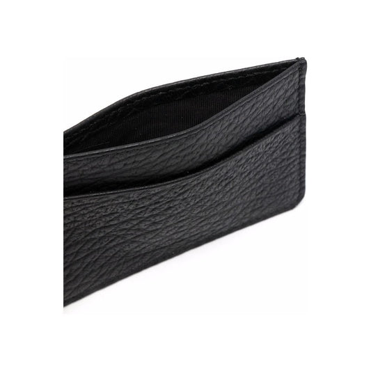 Maison Margiela Wallets Black Small Leather Goods Maison Margiela Dark Slate Gray