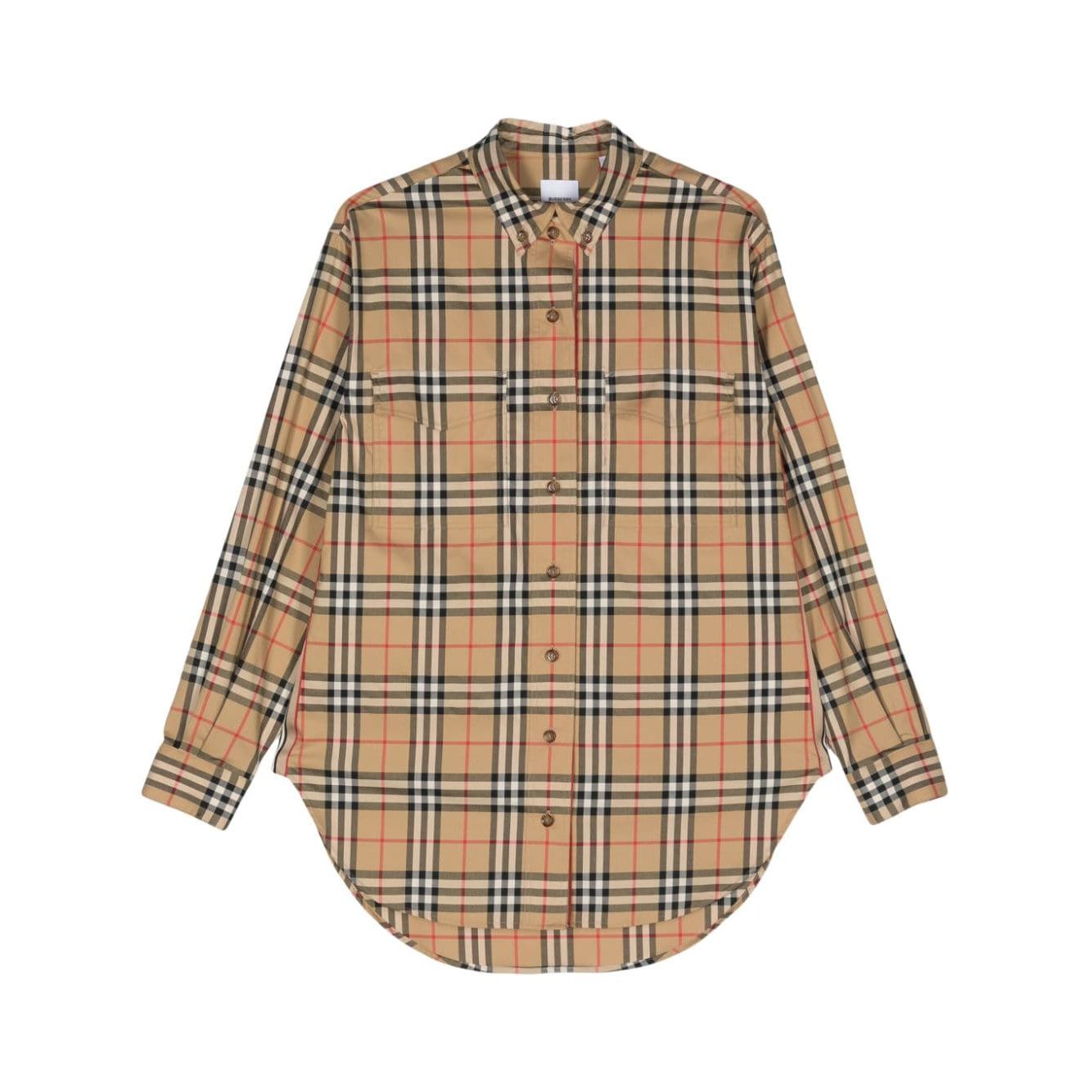 Burberry Vintage Check Pattern Shirt Shirts