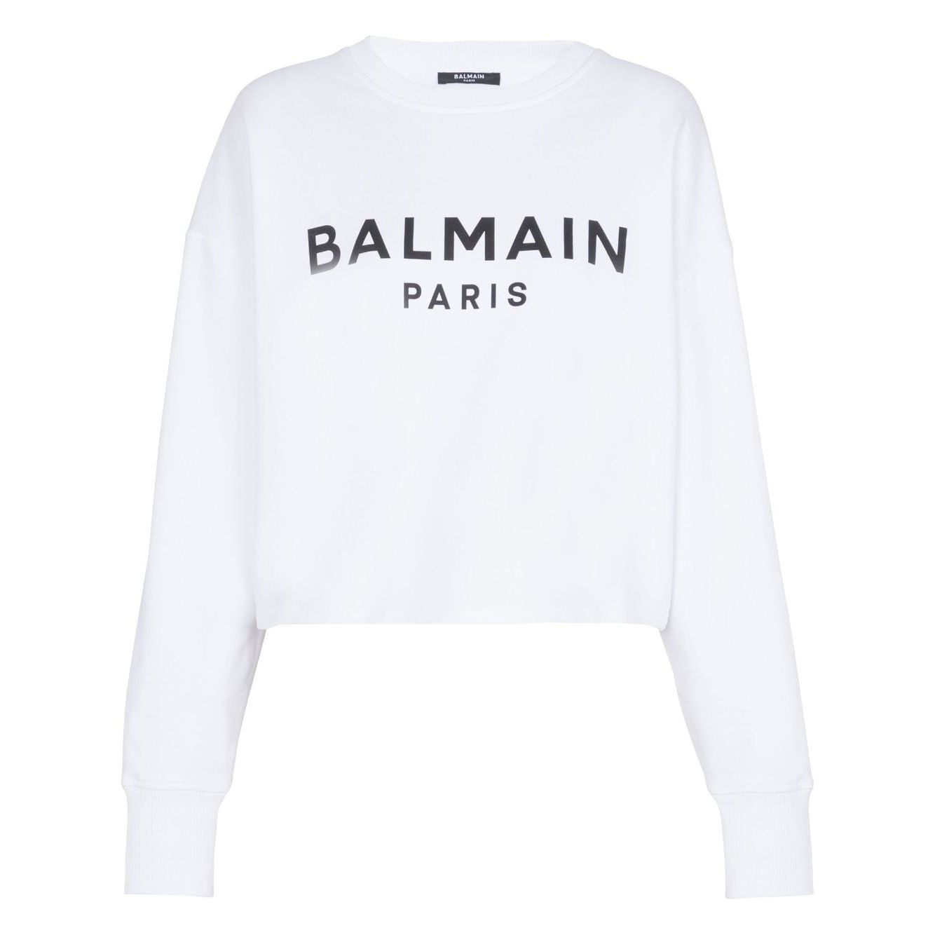 Balmain Logo-print cotton sweatshirt Topwear