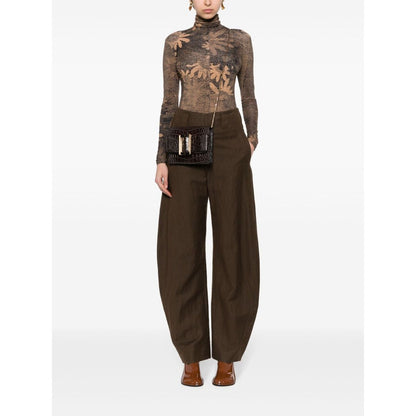 Boyy Buckle travel case croco embossed leather clutch bag Clutches