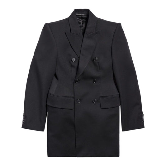 Balenciaga Hourglass Virgin Wool Double-breasted Blazer Jackets