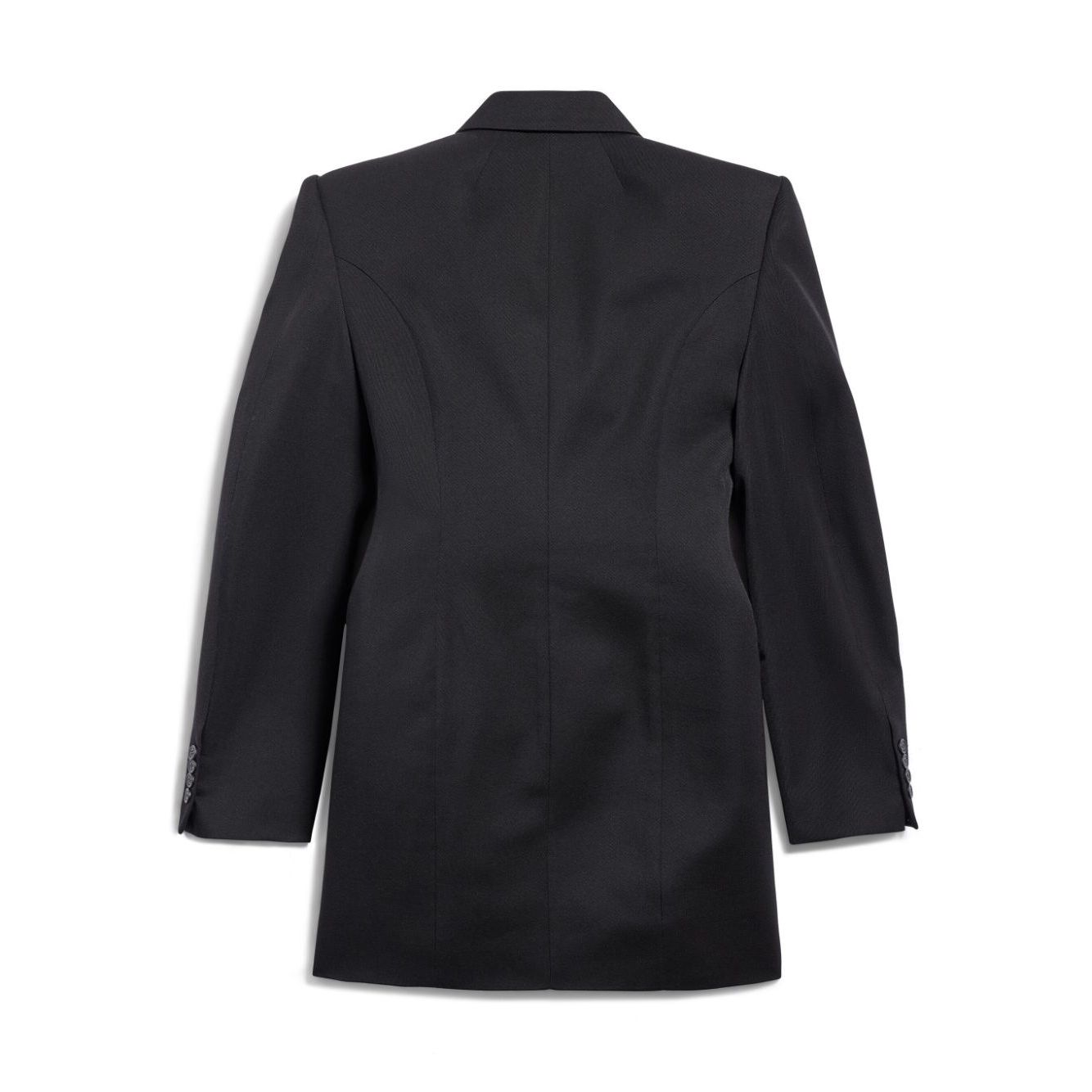 Balenciaga Hourglass Virgin Wool Double-breasted Blazer