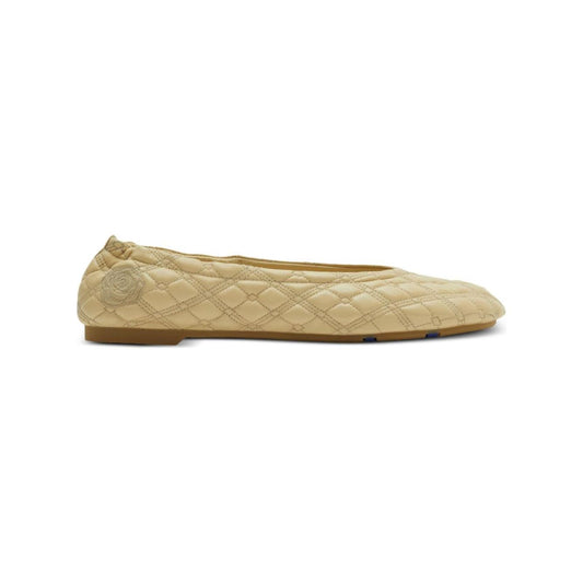 Burberry Sadler leather ballerinas Flat Shoes Burberry Dark Khaki