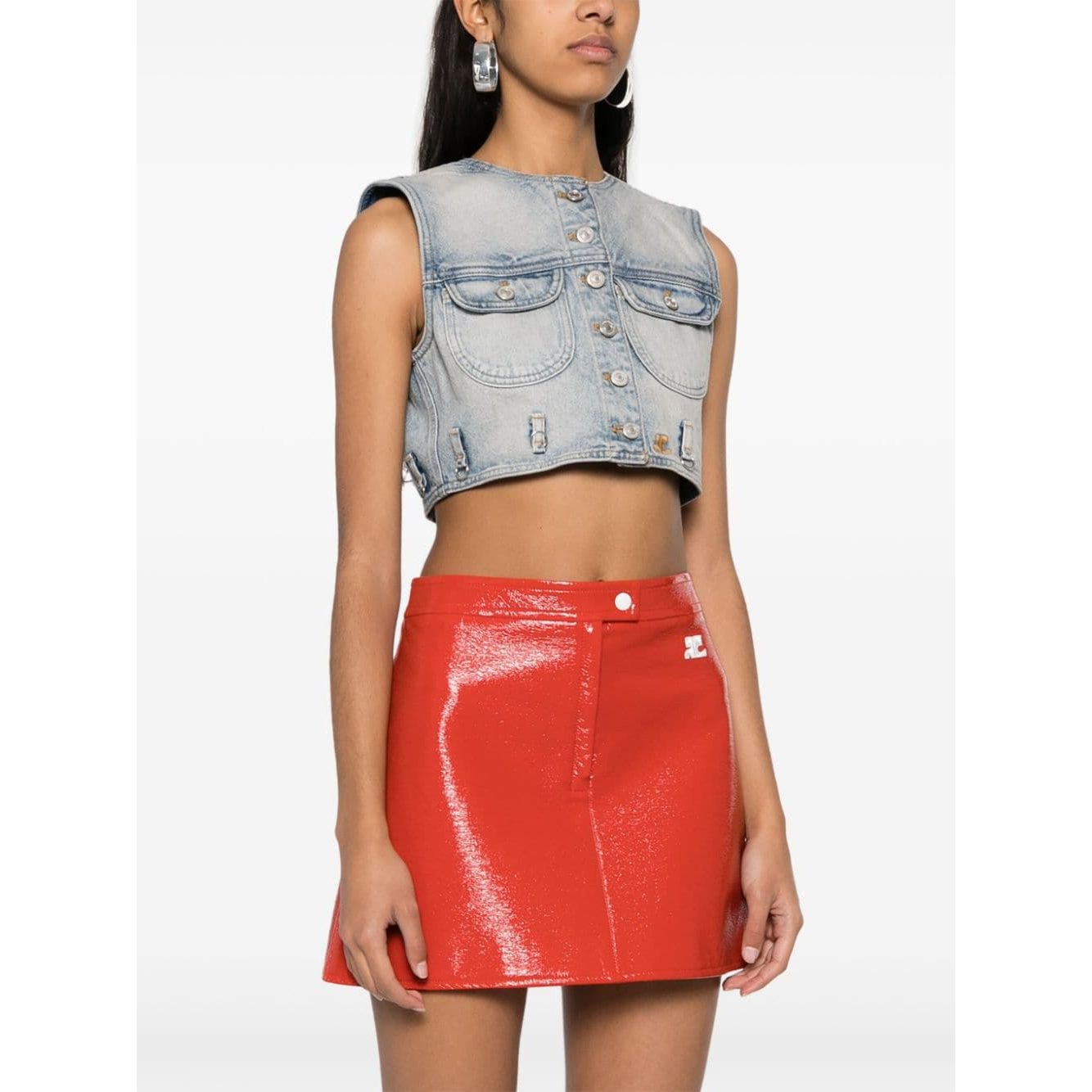 COURREGES PRE Sweaters Clear Blue