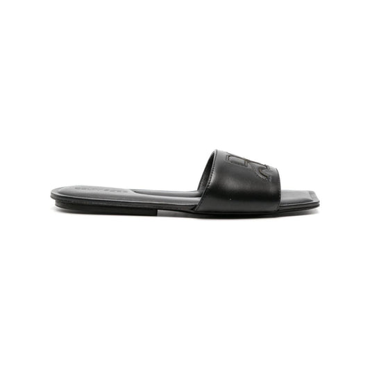 COURREGES PRE Sandals Black Sandals Courreges Pre Dark Slate Gray