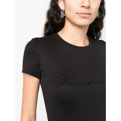 Blumarine T-shirts and Polos Black Topwear