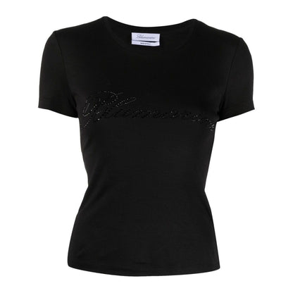 Blumarine T-shirts and Polos Black Topwear