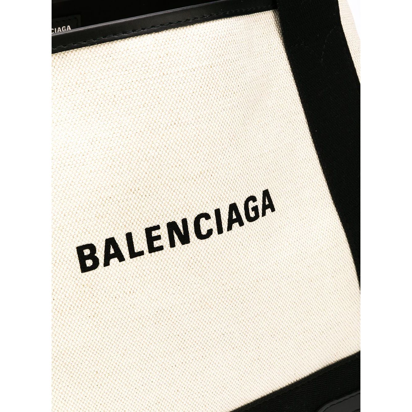 Balenciaga canvas tote with removable pouch