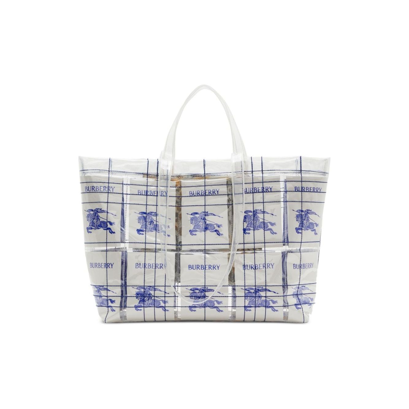 Front view with bag zipped and handles upright.