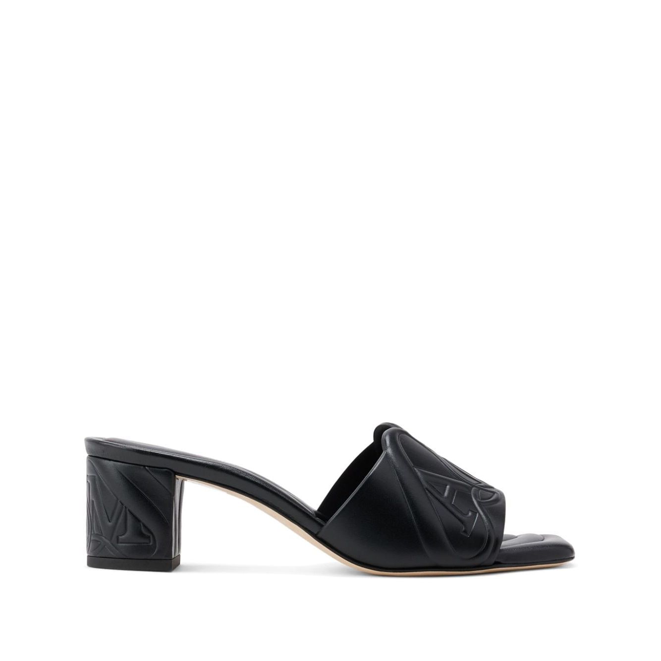 Alexander McQueen seal leather mules
