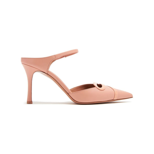 Malone Souliers With Heel Powder Medium Heel Malone Souliers Tan
