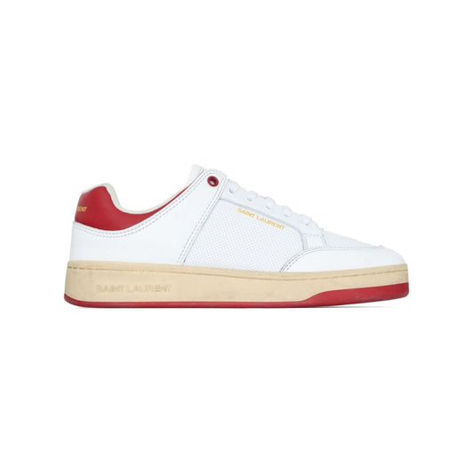 Saint Laurent  Leather Men Sneakers White Sneakers Saint Laurent Antique White