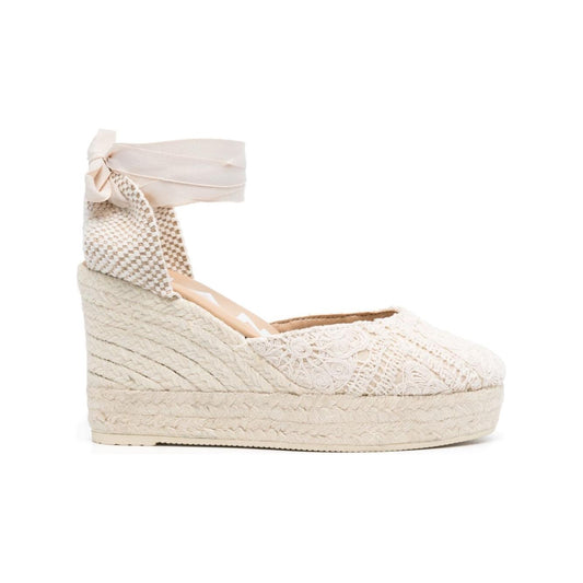 MANEBI Flat shoes White Espadrilles Manebi Light Gray