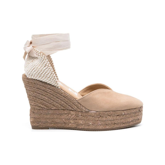 MANEBI Flat shoes Dove Grey Espadrilles Manebi Rosy Brown