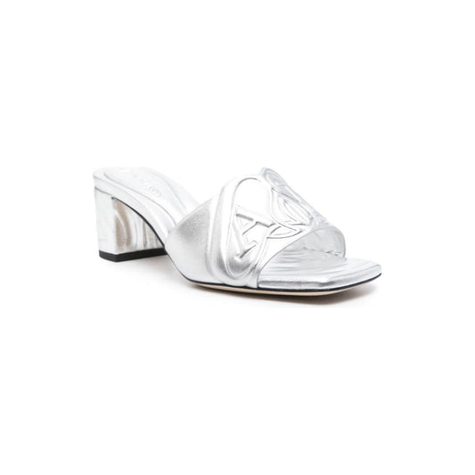 Alexander McQueen 60mm Seal Mules Sandals Alexander Mcqueen Lavender