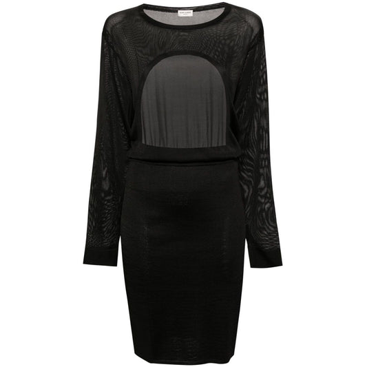 Saint Laurent open-back knitted dress