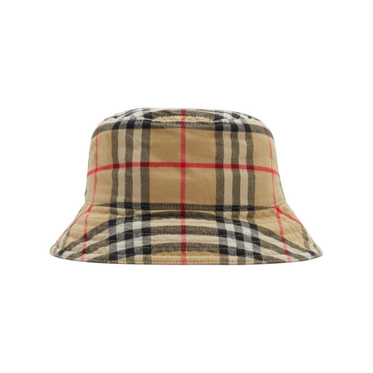 Burberry Vintage Check Cotton Bucket Hat Scarves Hats & Gloves Burberry Rosy Brown