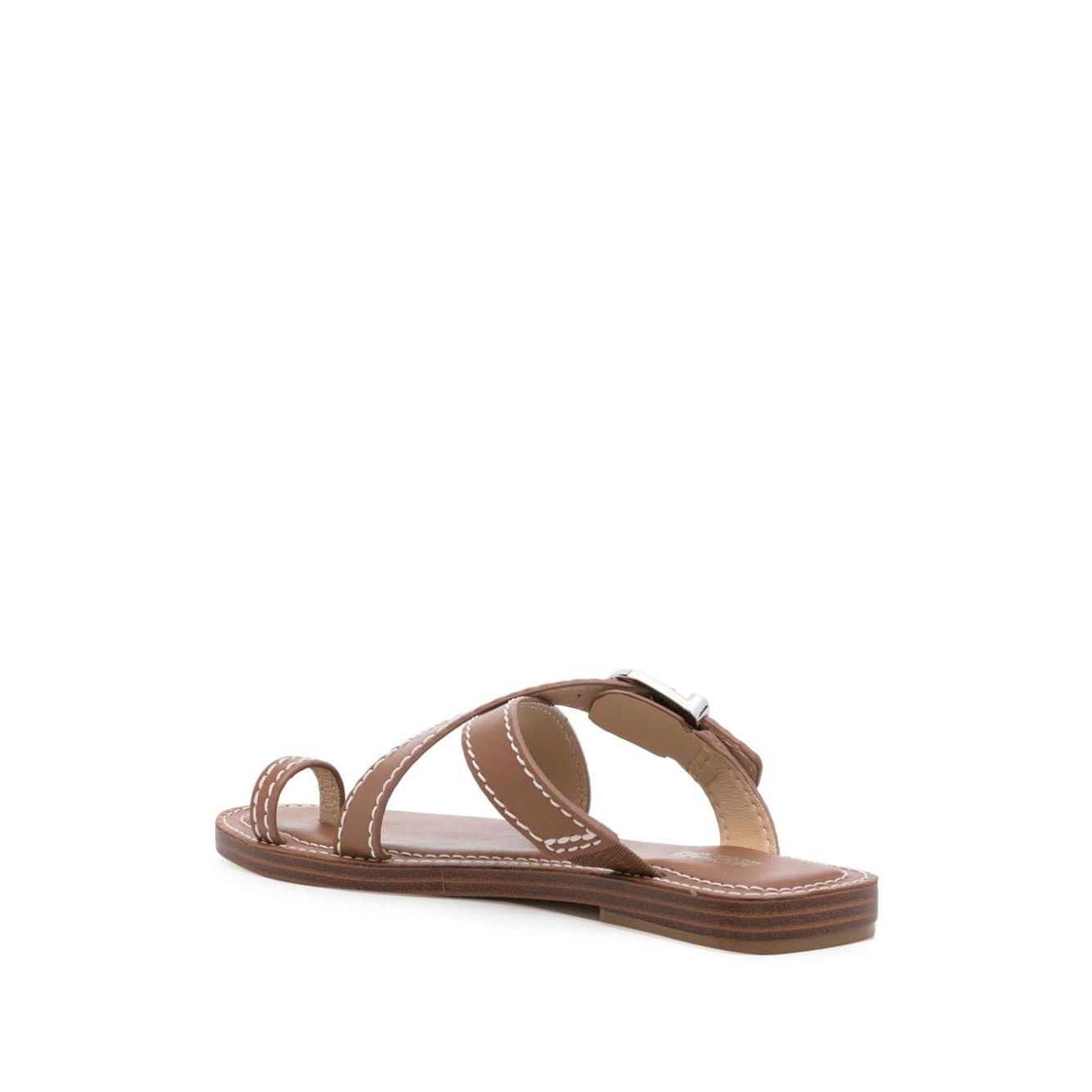 MMK Sandals Leather Brown