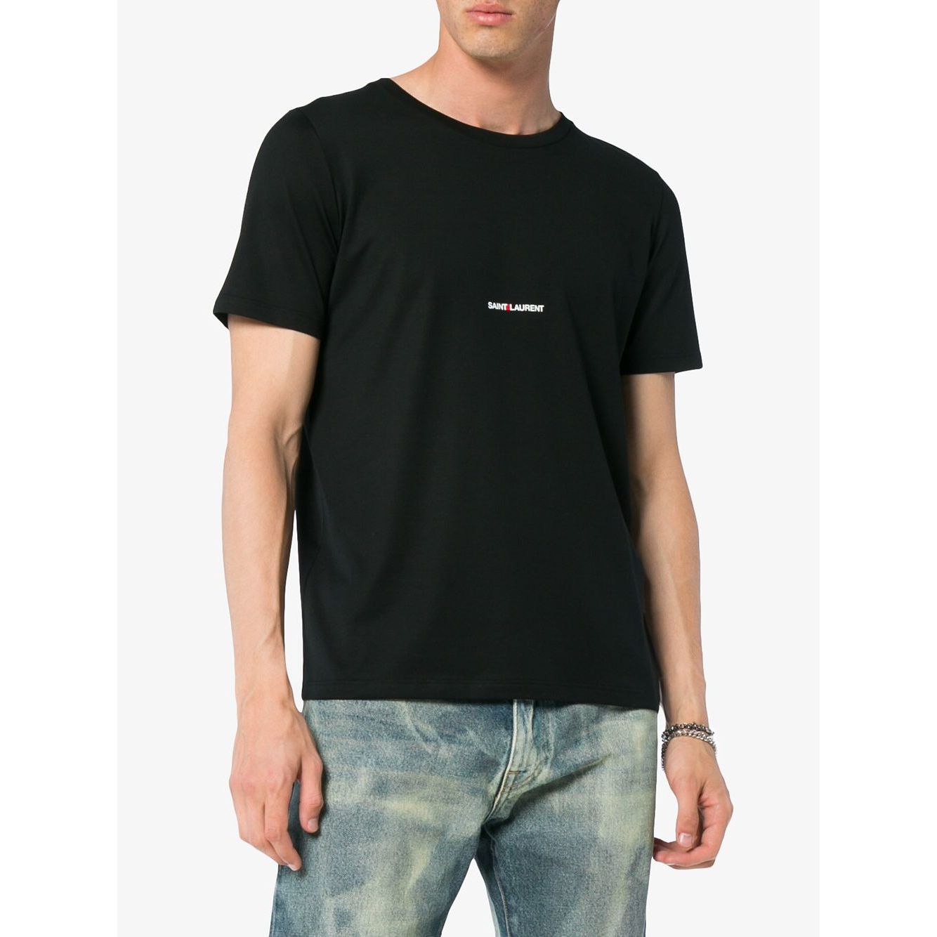 Saint Laurent logo print T-shirt