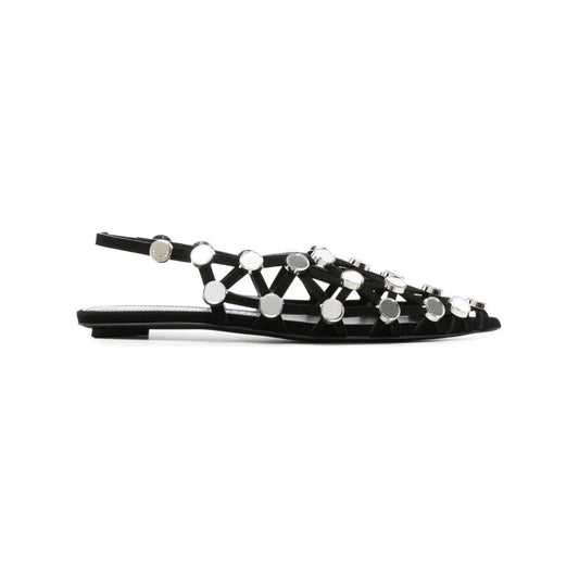 The Attico Flat shoes Black Flat Shoes The Attico Dark Slate Gray