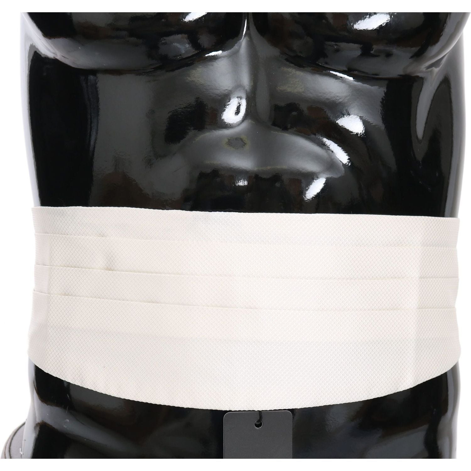 حزام كتف أنيق من الحرير الأبيض من دولتشي آند غابانا