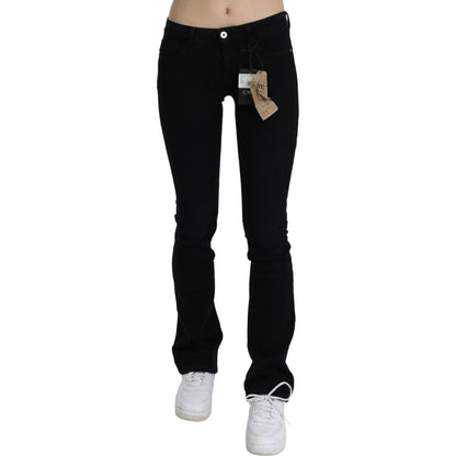 Costume National Black Low Waist Skinny Denim Cotton Jeans Jeans & Pants