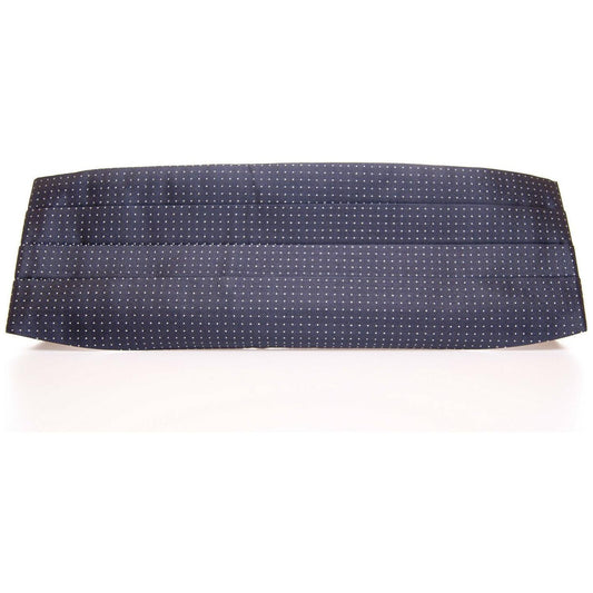 Dolce & Gabbana Elegant Silk Polka Dot Cummerbund Dolce & Gabbana Dark Slate Gray