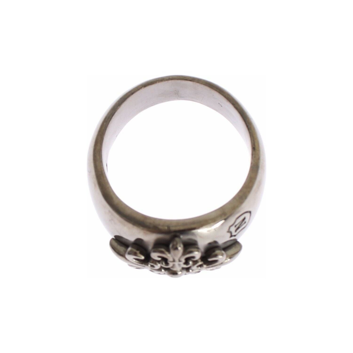 Nialaya Silver 925 Sterling Authentic  Crest Ring