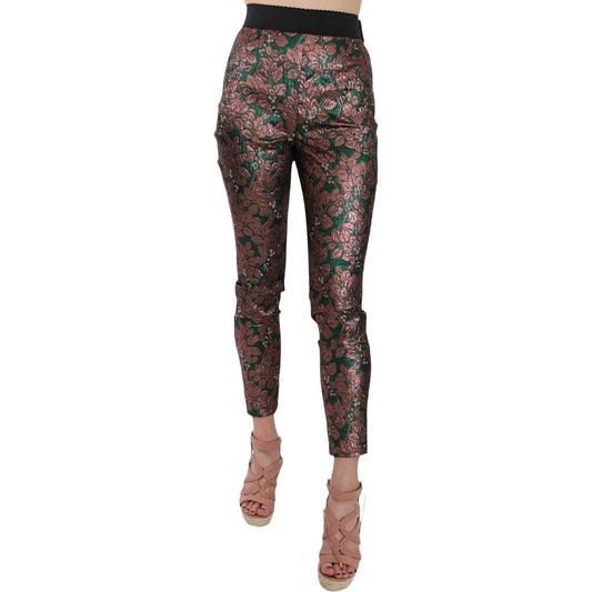 Dolce & Gabbana Elegant Multicolor Designer Pants Dolce & Gabbana Dark Slate Gray