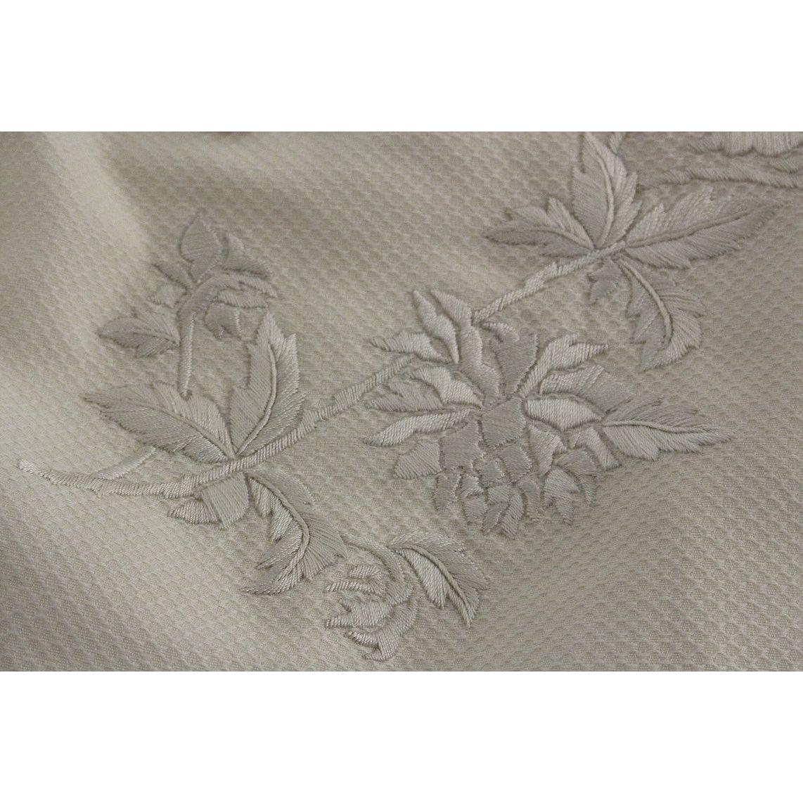 Andrea Incontri White Cotton Floral Embroidery Skirt GSS10716-1