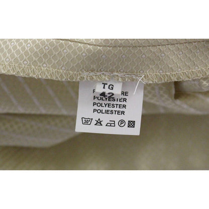 Andrea Incontri Beige Sleeveless Shift Mini Dress Dresses