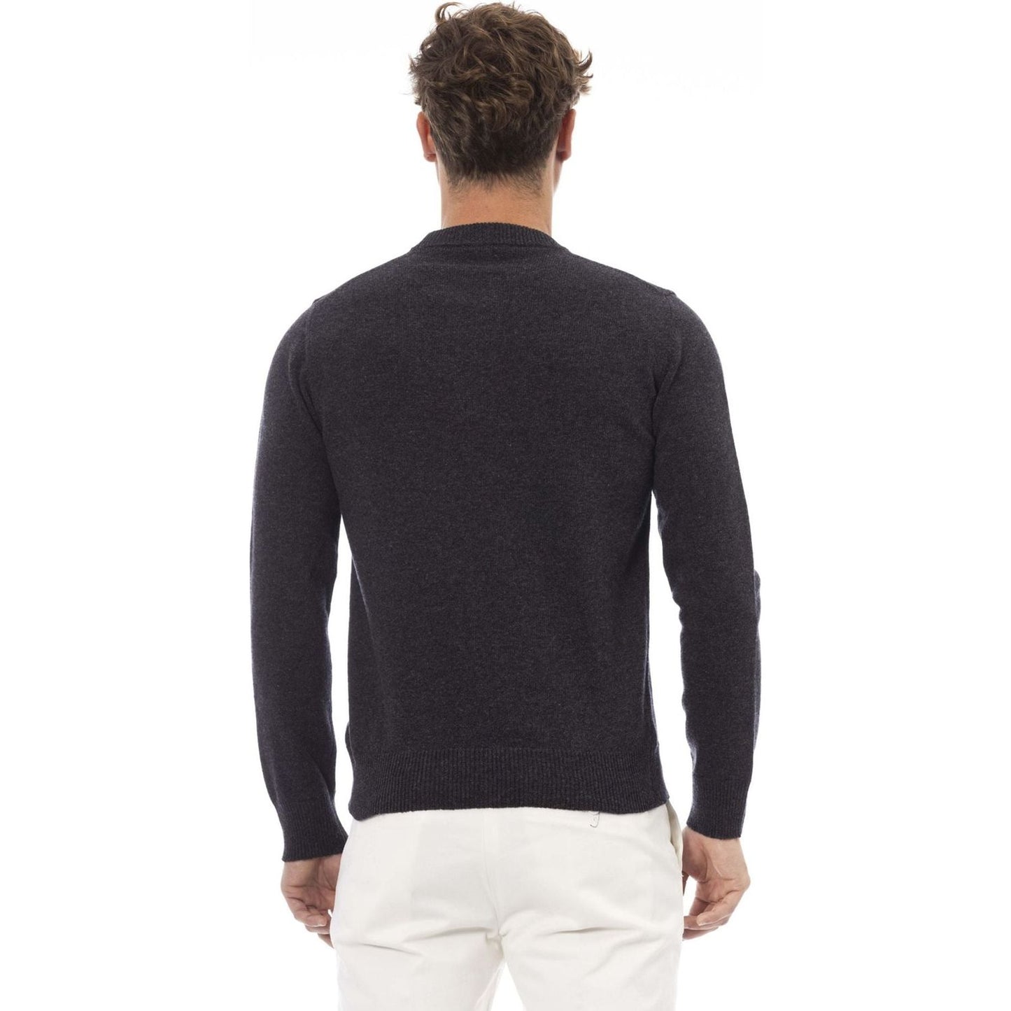 Alpha Studio Sweaters Sweaters Alpha Studio Antique White
