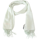 Missoni Light Green Pattern Cashmere Unisex Wrap Fringes Scarf MS2045